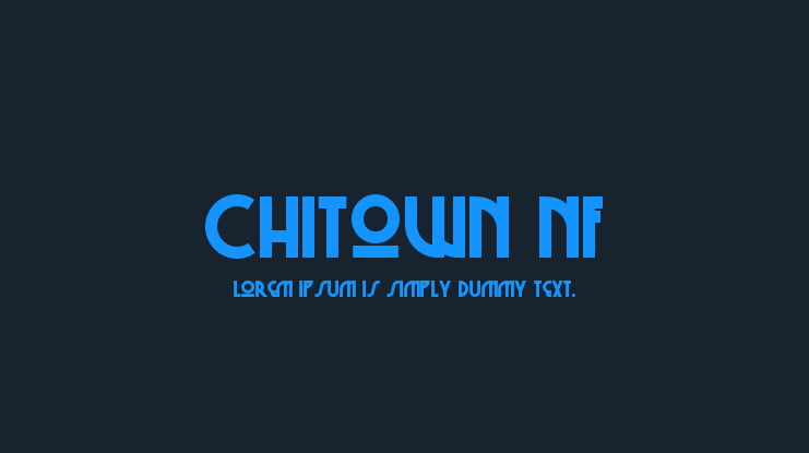 ChiTown NF Font