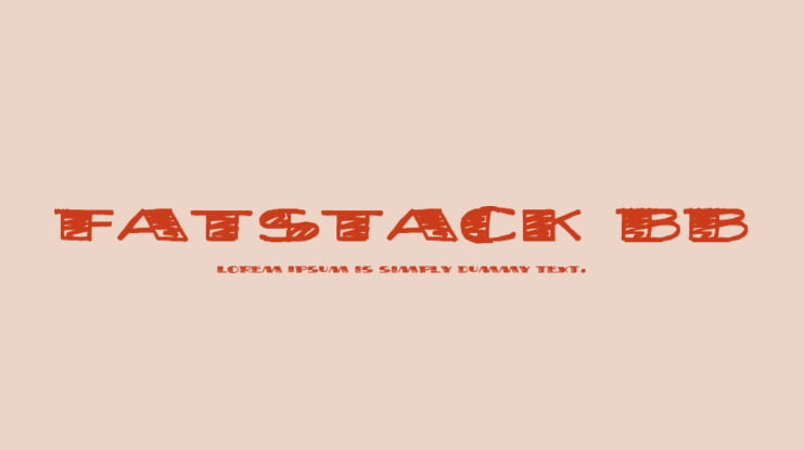 FatStack BB Font