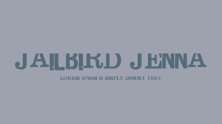 Jailbird Jenna Font
