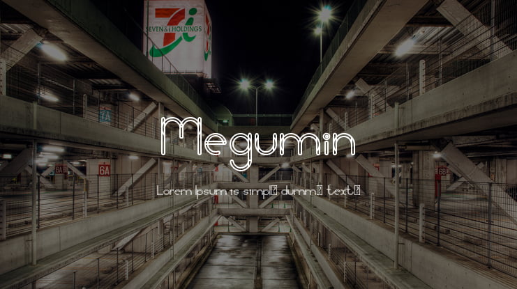 Megumin Font