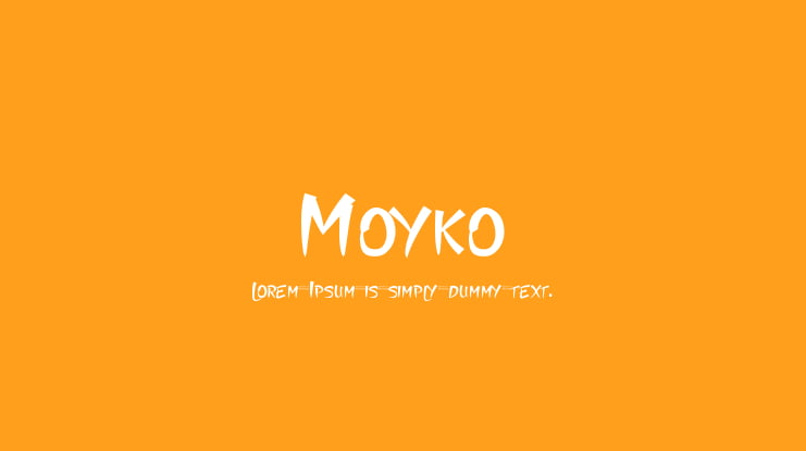 Moyko Font