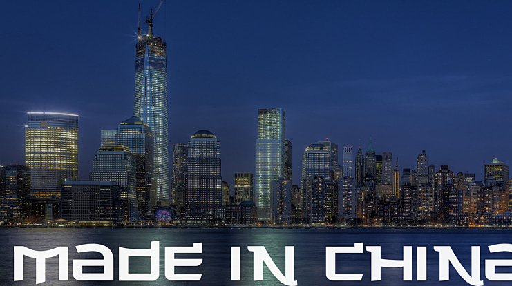 Made in China Font