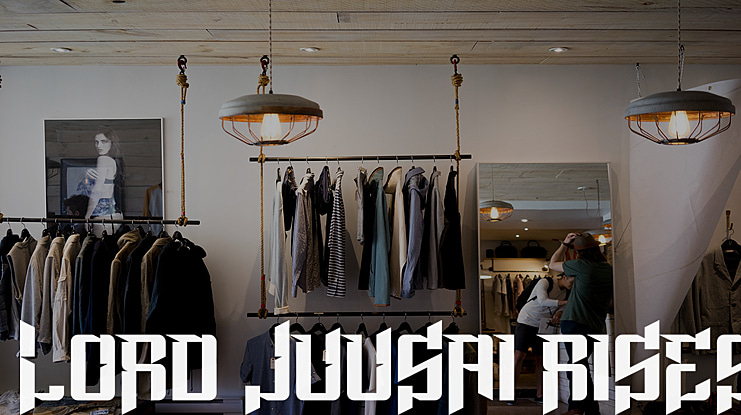 Lord Juusai Rises Font