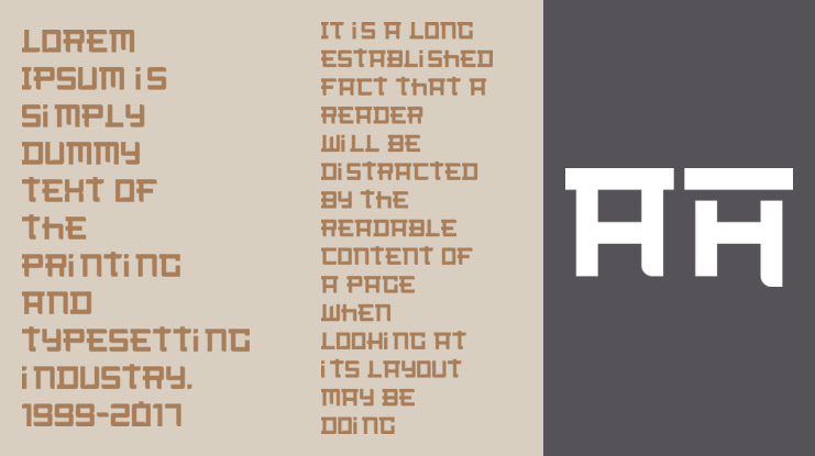 Not the far east Font