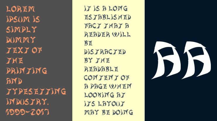 Chinese Wok Food St Font