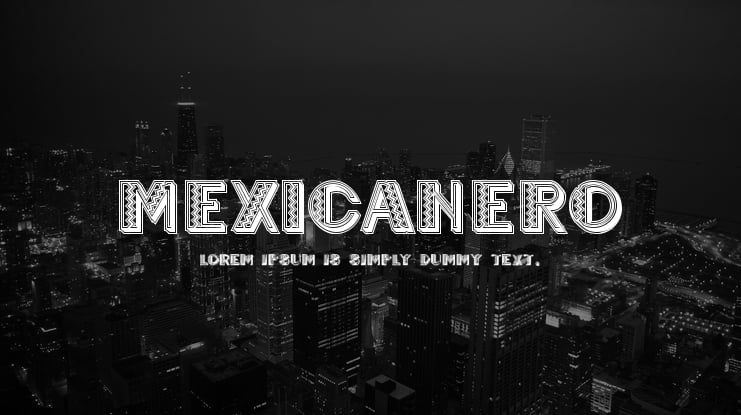 Mexicanero Font Family