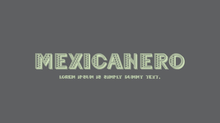 Mexicanero Font Family