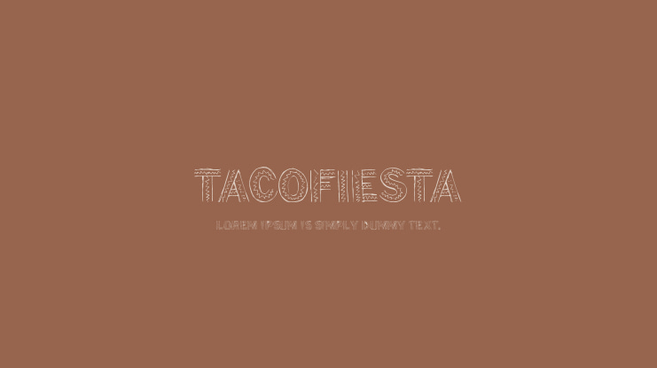 TacoFiesta Font