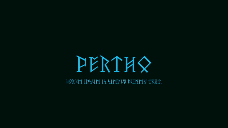 Pertho Font Family