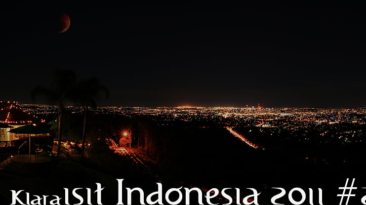 Visit Indonesia 2011 #2 Font