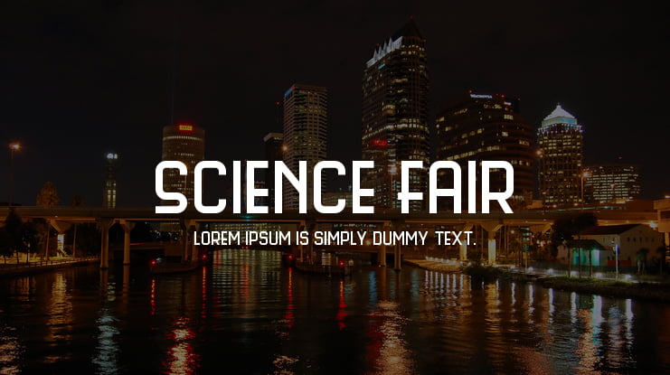 Science Fair Font Family