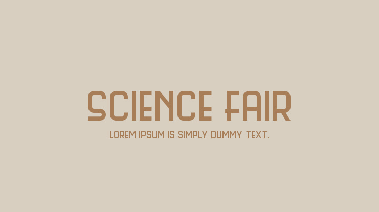 Science Fair Font Family