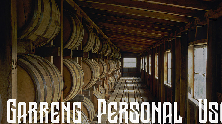 Garreng Personal Use Font
