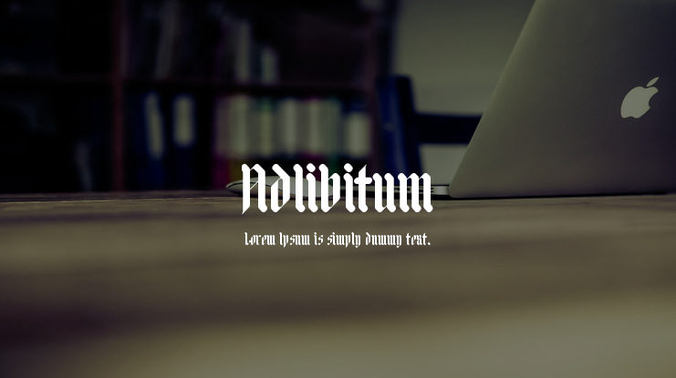 Adlibitum Font Family