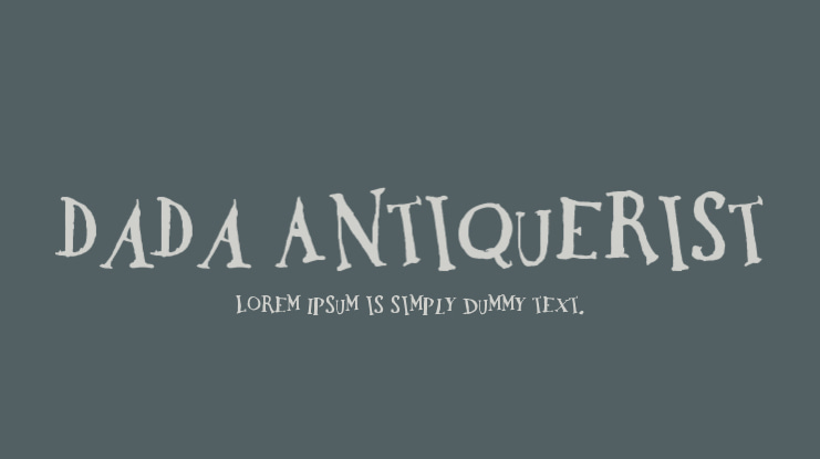 DaDa Antiquerist Font