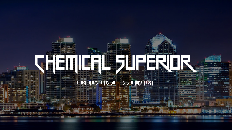 Chemical Superior Font