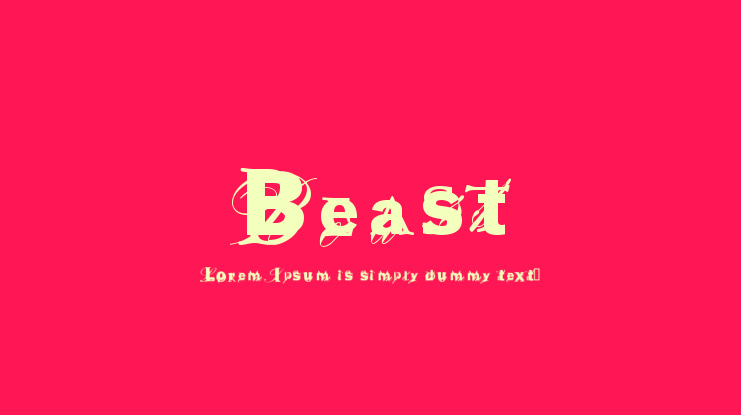 Beast Font