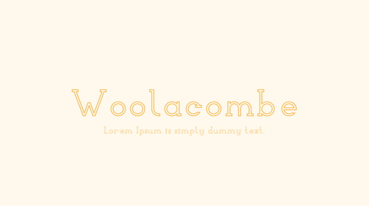 Woolacombe Font Family