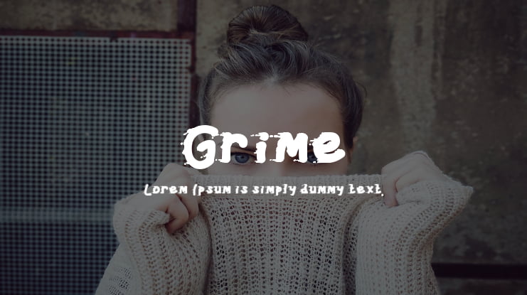Grime Font