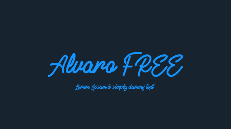 Alvaro FREE Font