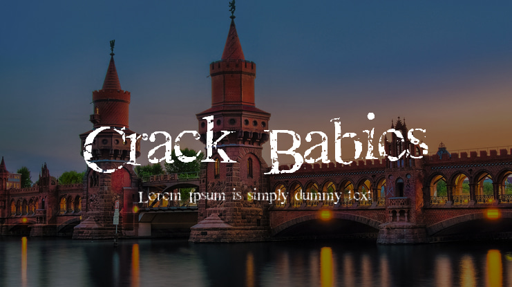 Crack Babies Font