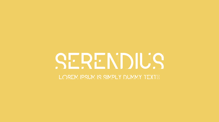 Serendius Font