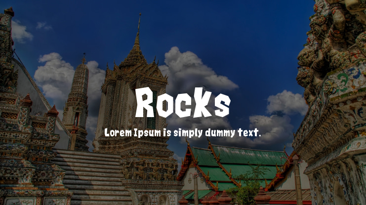 Rocks Font