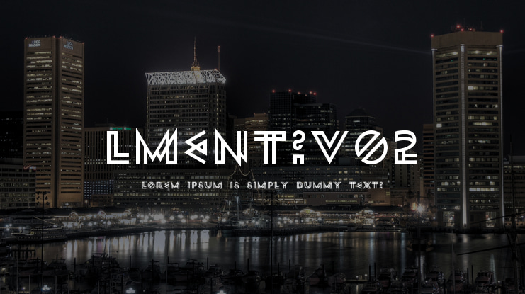 Lment-v02 Font