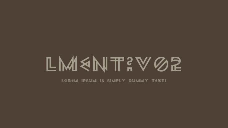 Lment-v02 Font