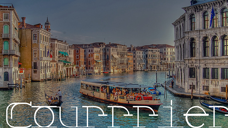 Courrrier Font