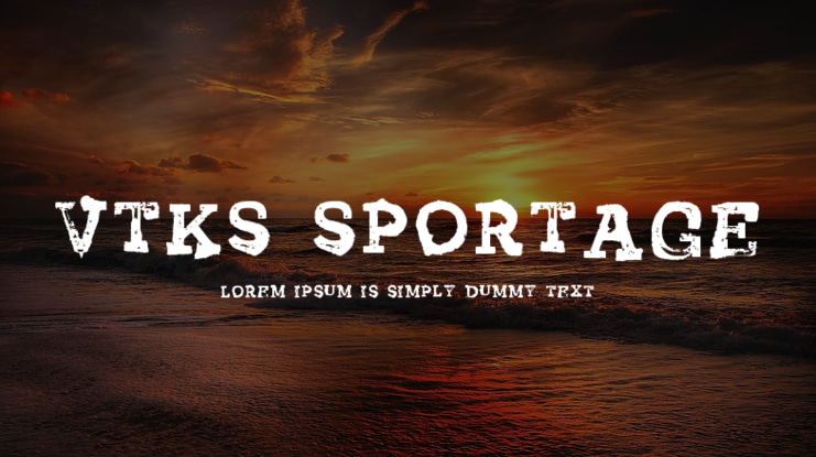 Vtks Sportage Font