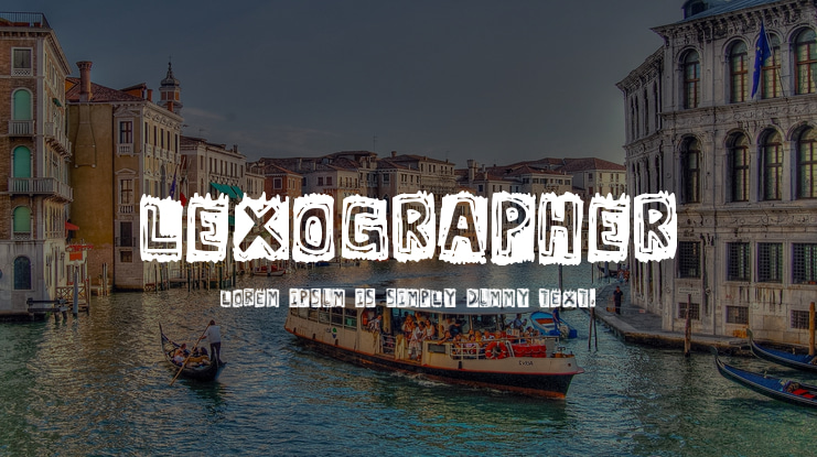 Lexographer Font