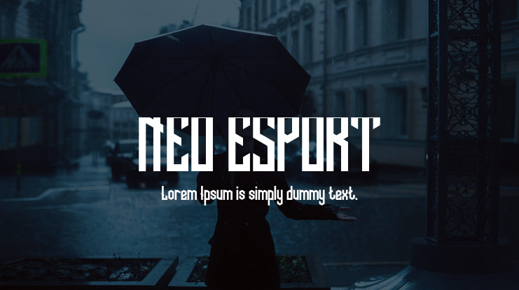 NEO ESPORT Font