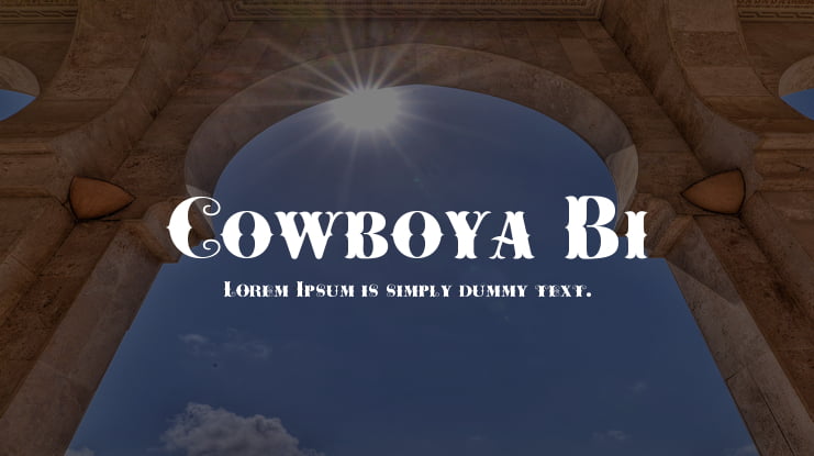Cowboya Bi Font