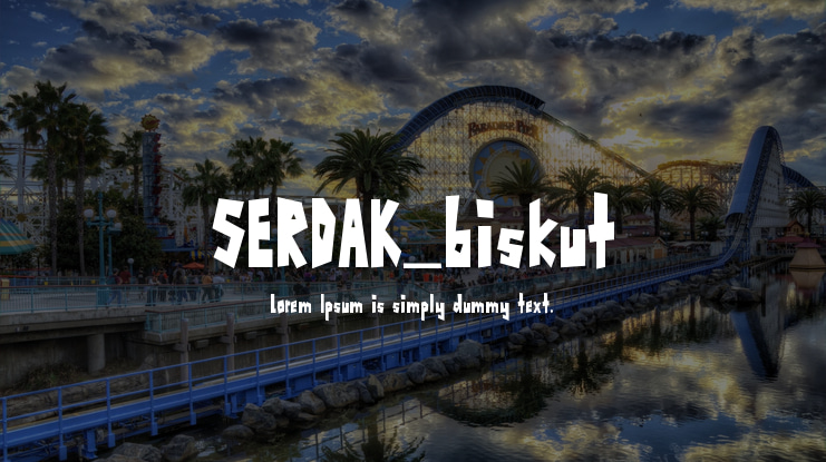 SERDAK_biskut Font