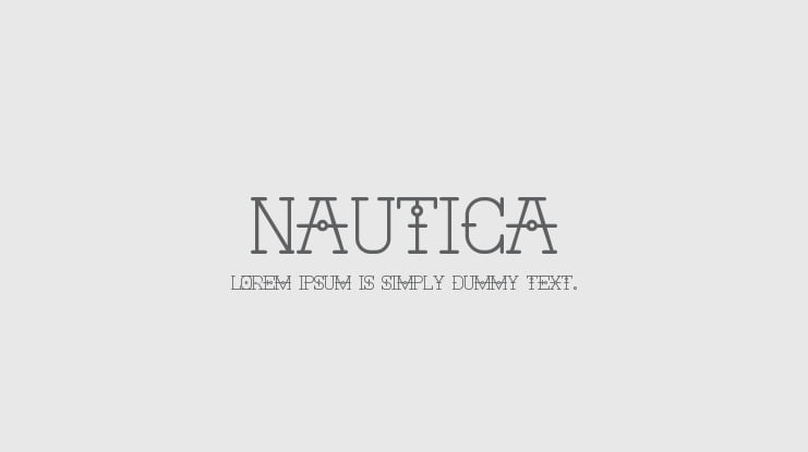Nautica Font