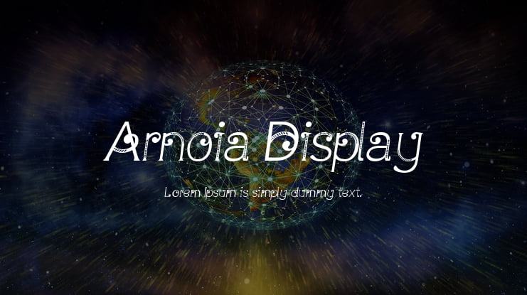 Arnoia Display Font Family
