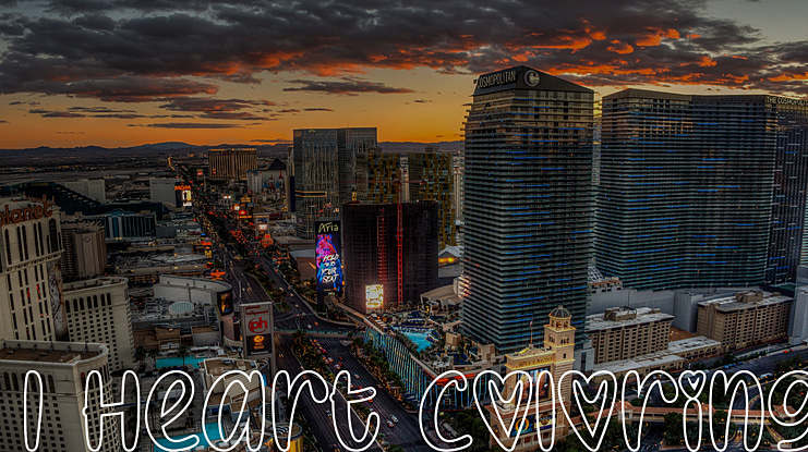 I Heart Coloring Font