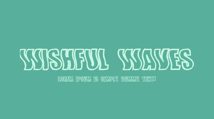 Wishful Waves Font