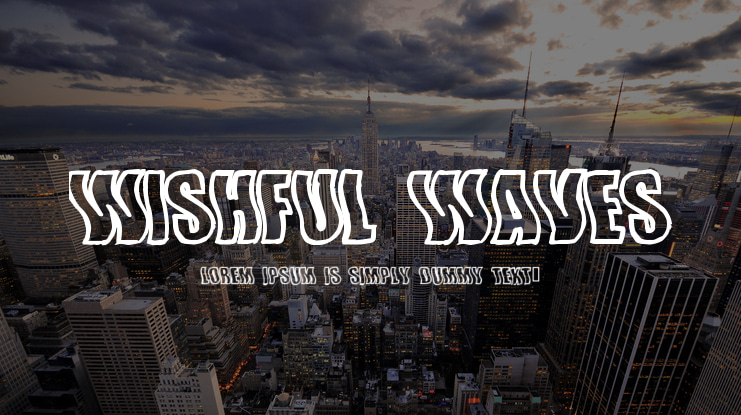 Wishful Waves Font