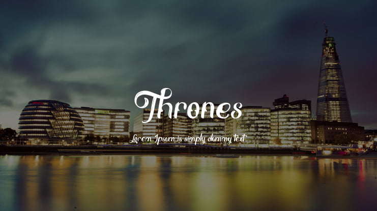 Thrones Font