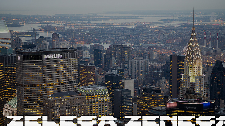 Zelega Zenega Font
