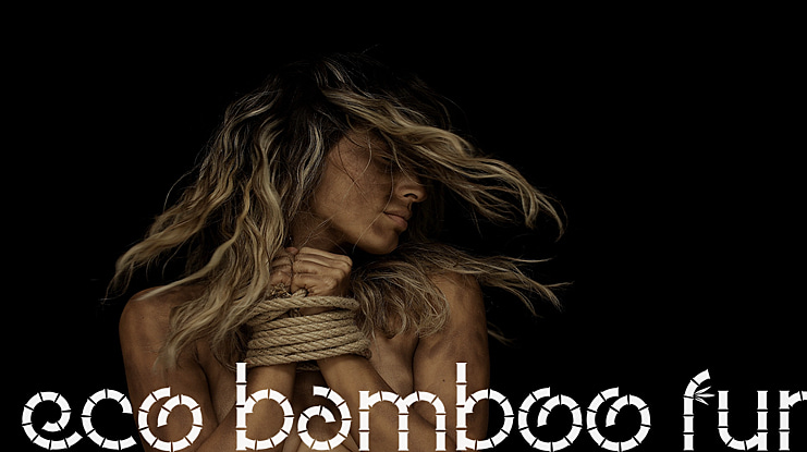 Eco Bamboo Fun Font
