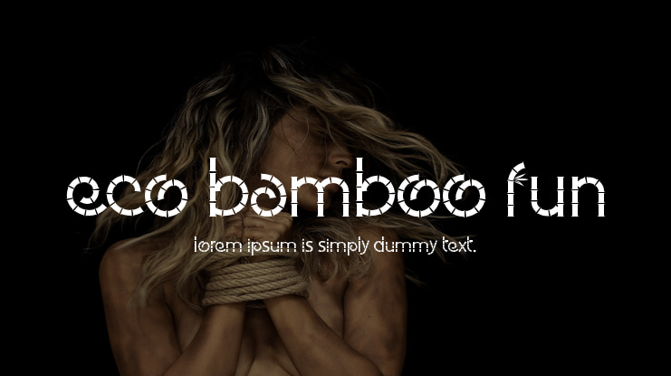 Eco Bamboo Fun Font