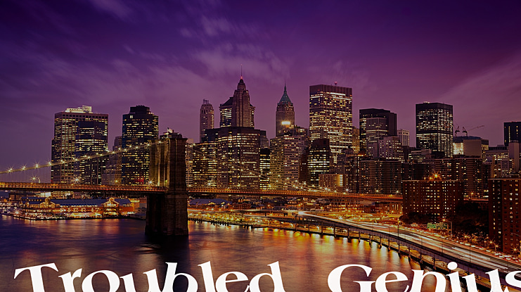 Troubled Genius Font