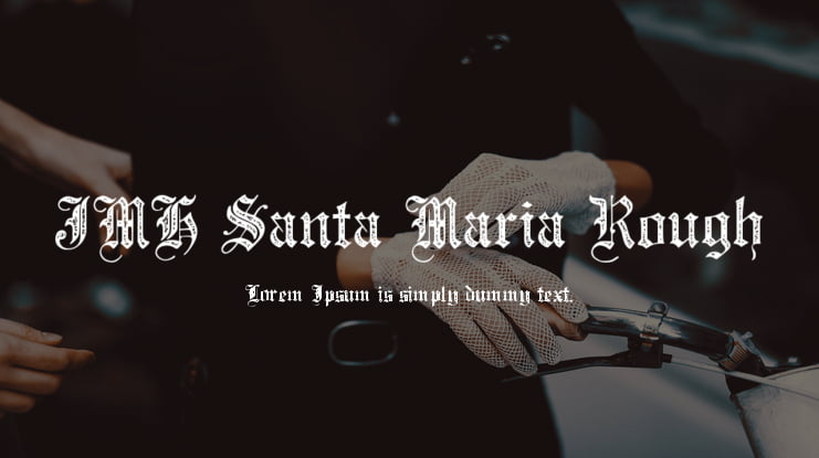 JMH Santa Maria Rough Font Family