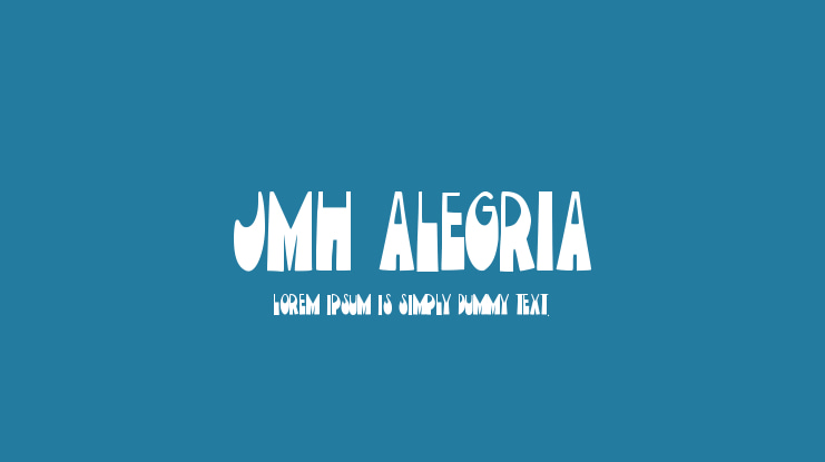 JMH Alegria Font