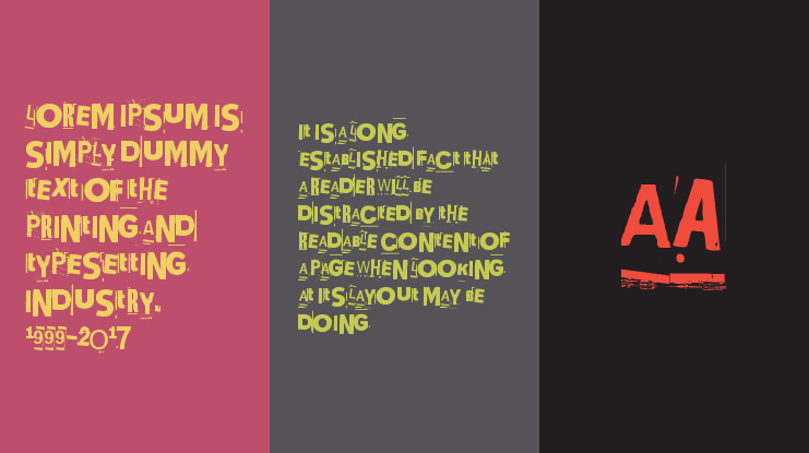 Kuusinollakahdeksan Font