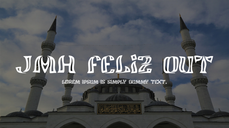 JMH Feliz Out Font Family