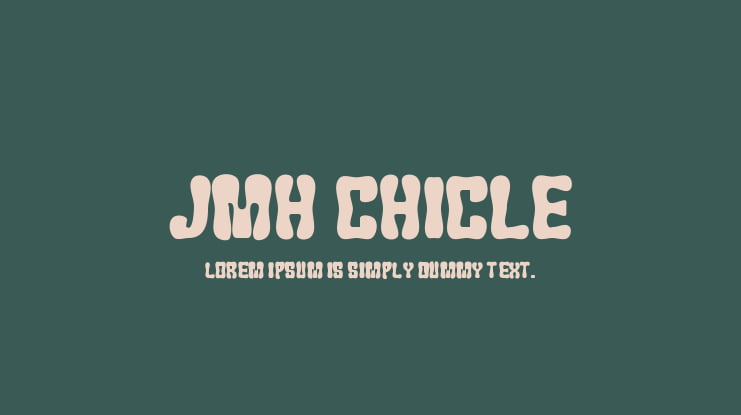 JMH Chicle Font